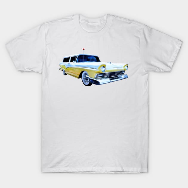 1957 Ford Ranch Wagon T-Shirt by Burtney